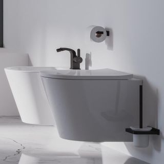 Держатель для туалетной бумаги Omnires Darling чёрный DA70510BL